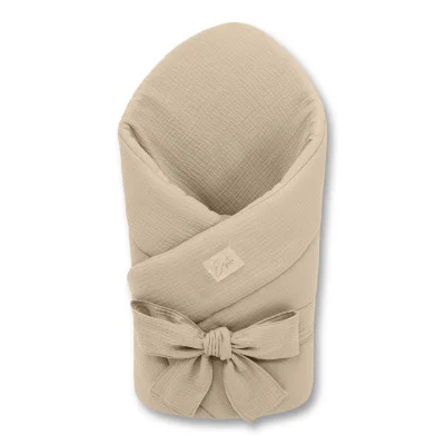 Mušelínová zavinovačka pro miminko Ecru 85x85 cm od českého výrobce Esito.