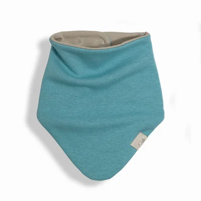 Šátek na krk bavlna Warmkeeper Teal od českého výrobce oblečení Esito.