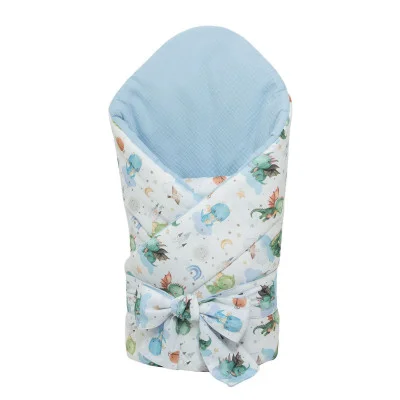 Mušelínová zavinovačka pro miminko Dráček 85x85 cm od českého výrobce Esito. Jedna zavinka mnoho variant.