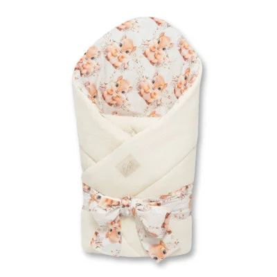 Mušelínová zavinovačka pro miminko Veverka 85x85 cm od českého výrobce Esito. Jedna zavinka mnoho variant.