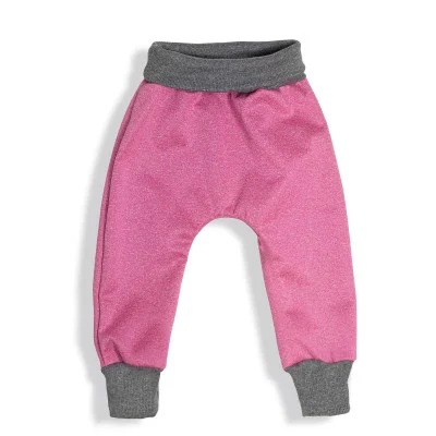 Dětské softshellové kalhoty Růžový melír od českého výrobce Esito.