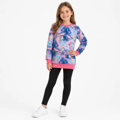 Dívčí tunika Johanka ilustrační live foto od českého výrobce oblečení Esito.