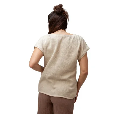 Mušelínové tričko Diana Ecru od českého výrobce módy pro děti a dospělé.