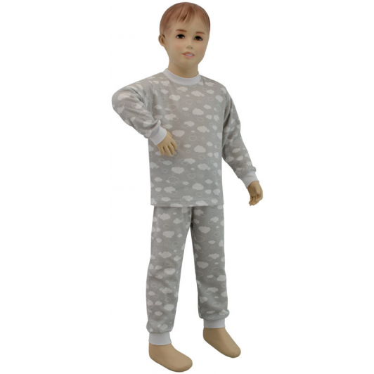 Dětské pyžamo šedý obláček vel. 80 - 110