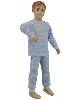 Chlapecké pyžamo modrý obláček vel. 86 - 110
