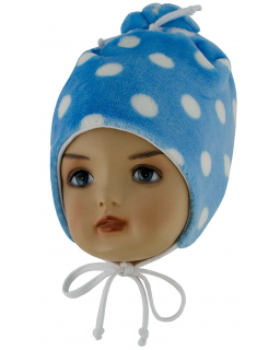 Dětská zimní čepice Puntík modrá
