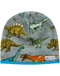 Dětská čepice Dinosaurus