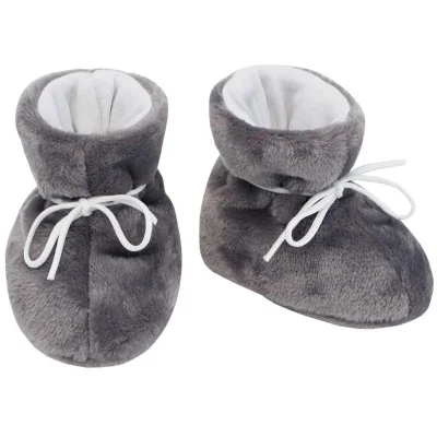 Kojenecké botičky Magna šedé. Český výrobek pro miminka od ESITO