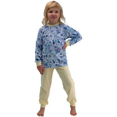 Dívčí pyžamo Motýl vel. 92, 98, 104 a 110. Český výrobek od ESITO.