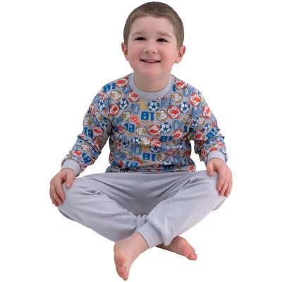 Chlapecké pyžamo Football 10, barva šedá vel. 116 - 122. Pyžamo od českého výrobce dětského oblečení ESITO.
