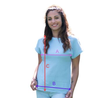 dámské mušelínové tričko diana