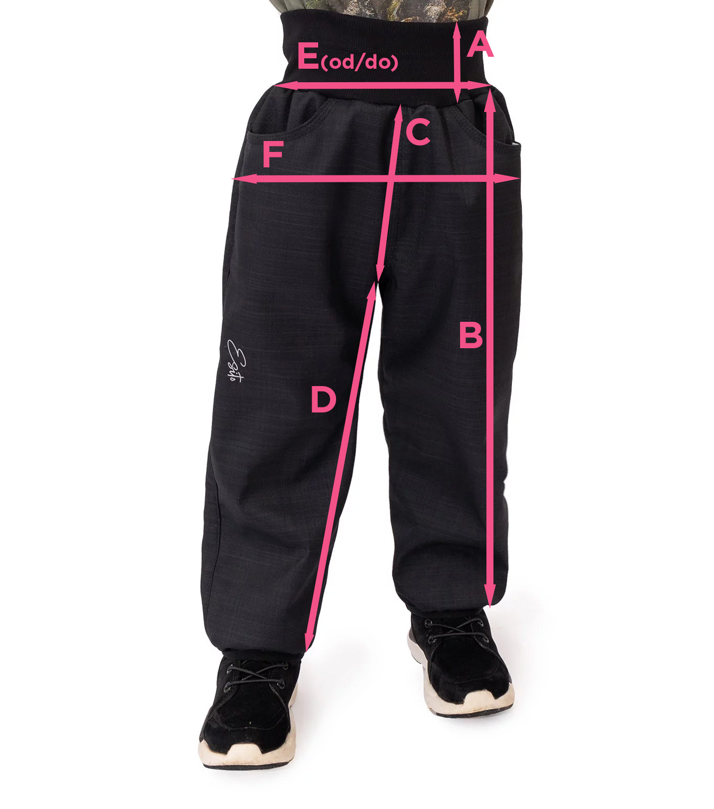 Velikostní tabulka Dětské oteplovačky